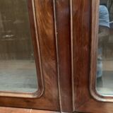 Window furniture in two bodies Napoleon III Mahogany and veneer XIX century