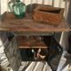 Renovated kitchen furniture and revisited in 50s metal
