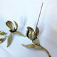 Lot de 2 fleurs laiton