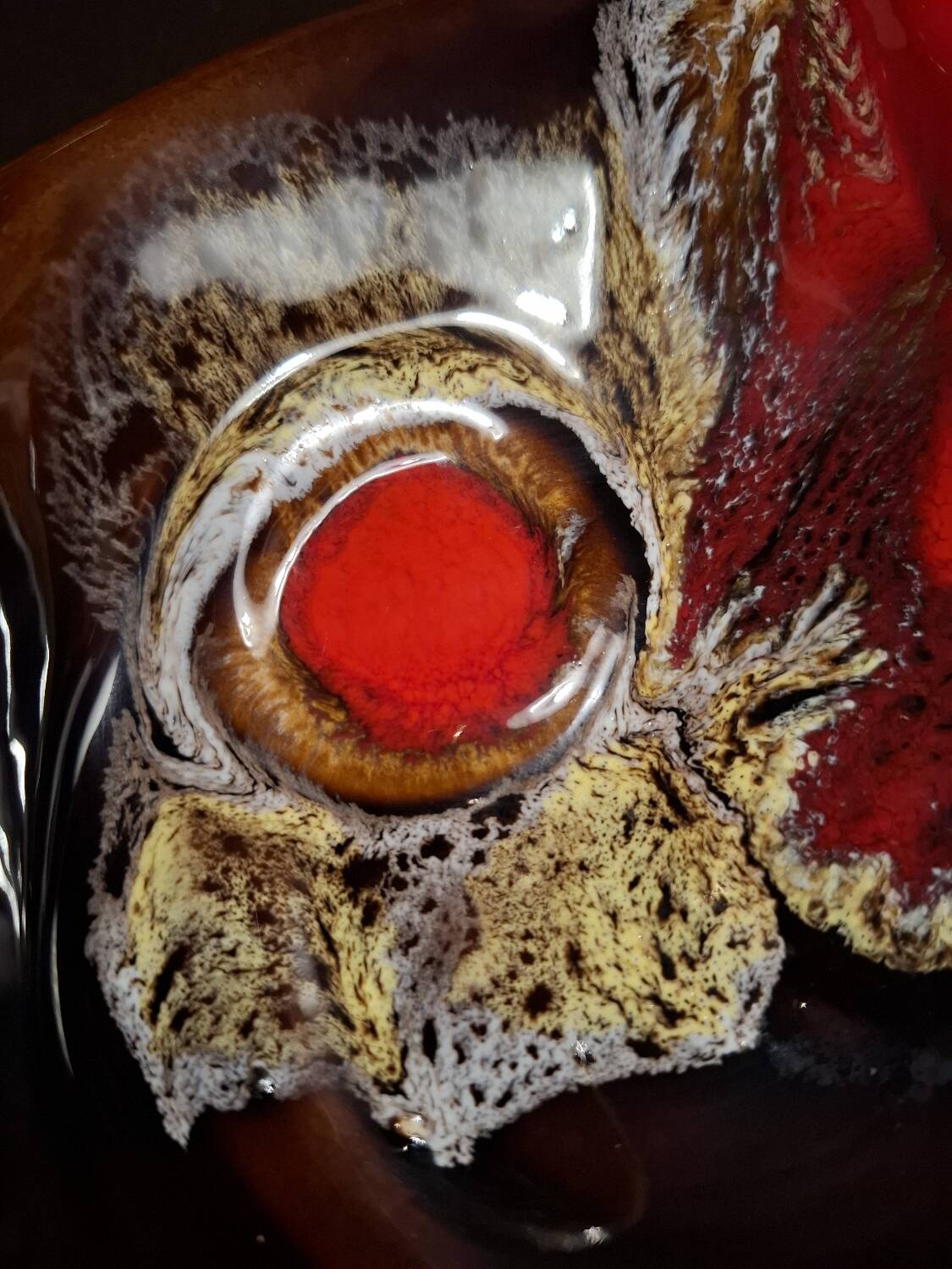 Vintage compartment plate Vallauris