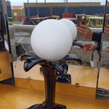 Palm Tree Globe Ceramic Lamp