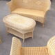 Wicker garden furniture 4 pieces