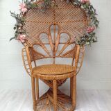 Fauteuil Emmanuelle rotin