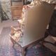 Louis XV style convertible armchairs