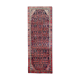 Long handmade vintage persian rug traditional wool carpet- 105x280cm