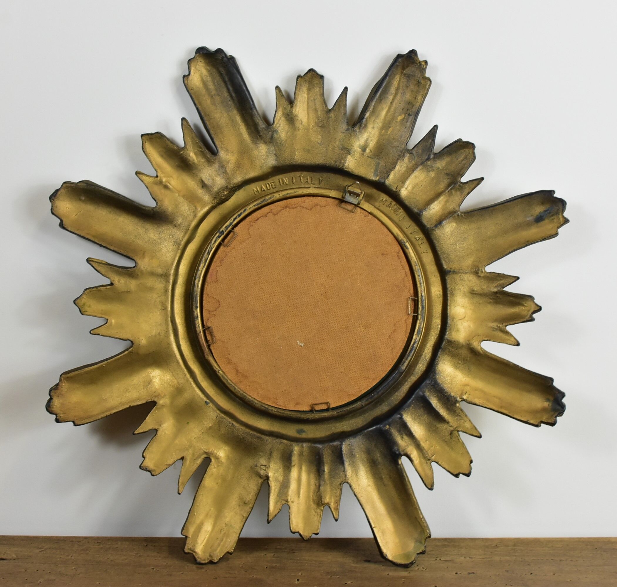 Golden sun mirror