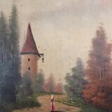 Signed oil painting of the 1950s