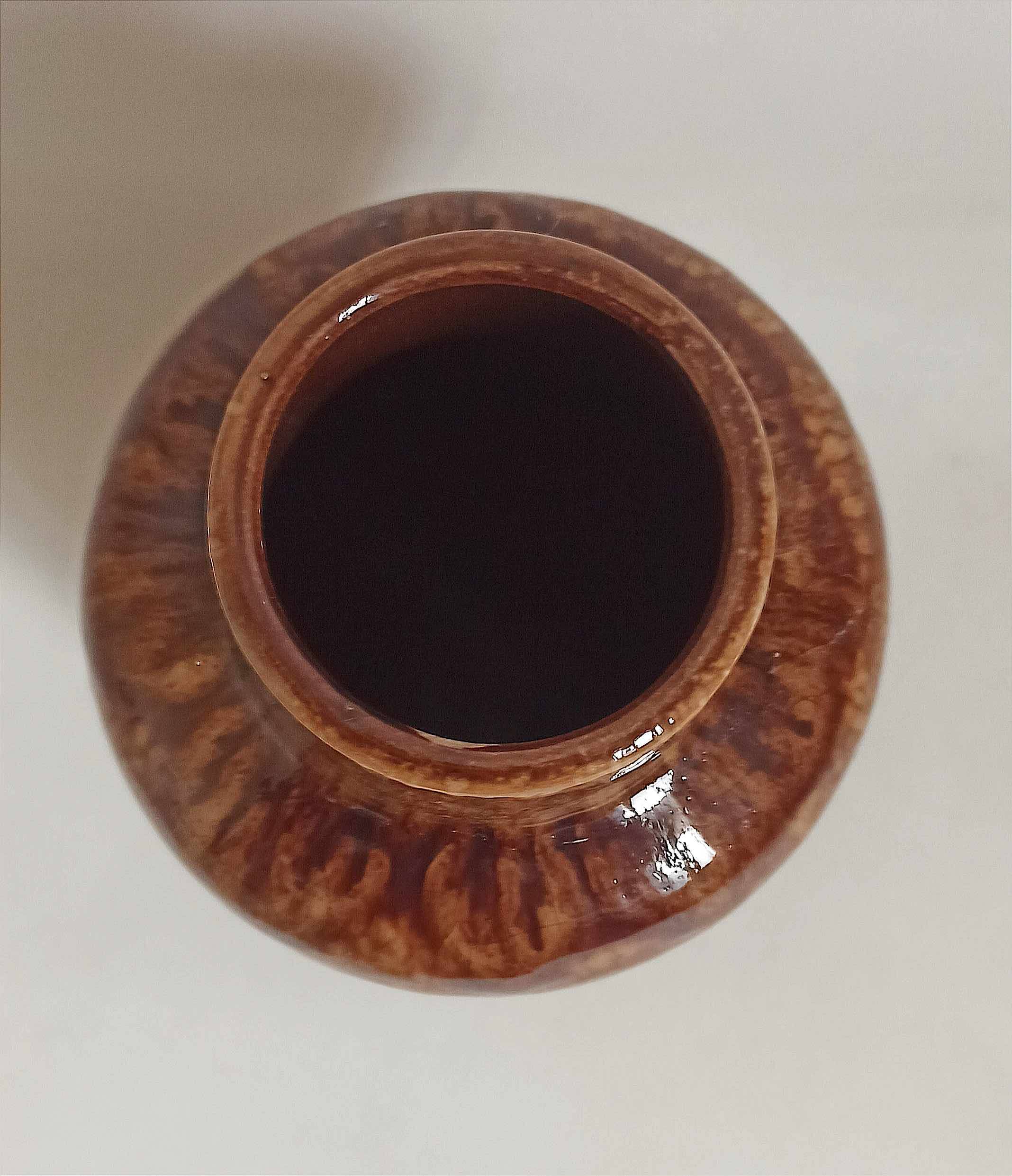 West Germany ceramic vase 1970s Height 30 cm