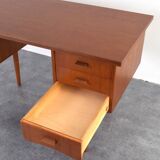 Mid-Century Danish Teak Desk, 1960s.