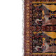 Vintage handmade traditional oriental turkish oushak rug 6'8" x 10'6"