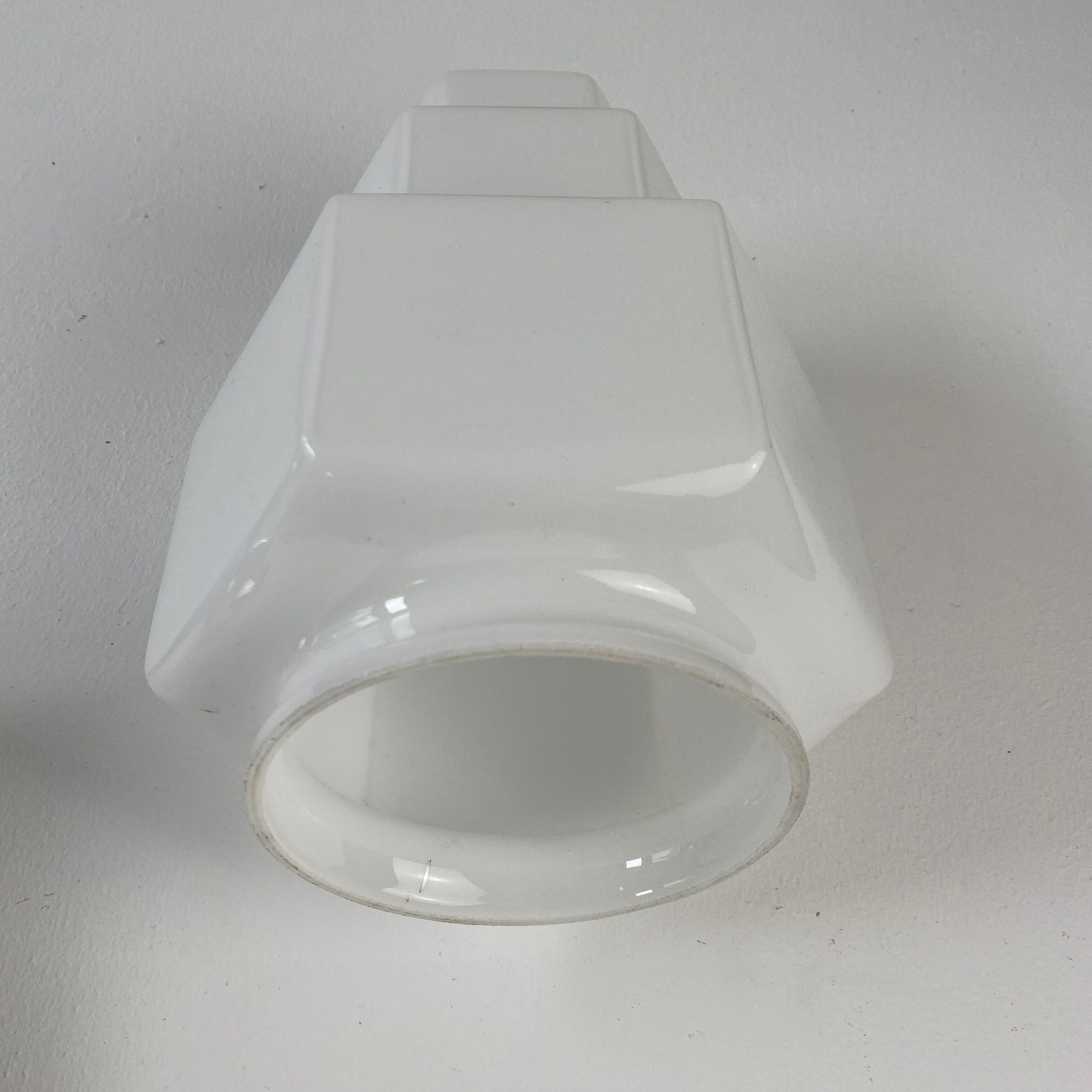 Vintage opaline skyscraper table lamp