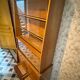 Mid-century vintage asymmetrical display cabinet
