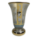 Glass vase with gold decorations, Belgium, 1930s