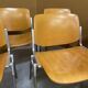 Set of 6 vintage Giancarlo Piretti chairs, model DSC 106