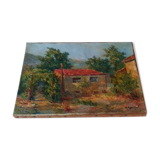 Oil on canvas Arrufaf