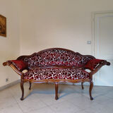 Venetian sofa XVIIIth, walnut
