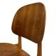 Vintage dining room chair Scandinavian 1960s plywood and teak design