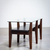 Belgian living room table is designed in a constructivist style of the 50s
