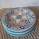 3 vintage oriental plates