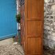 Vintage solid oak cross-braced wardrobe 1940