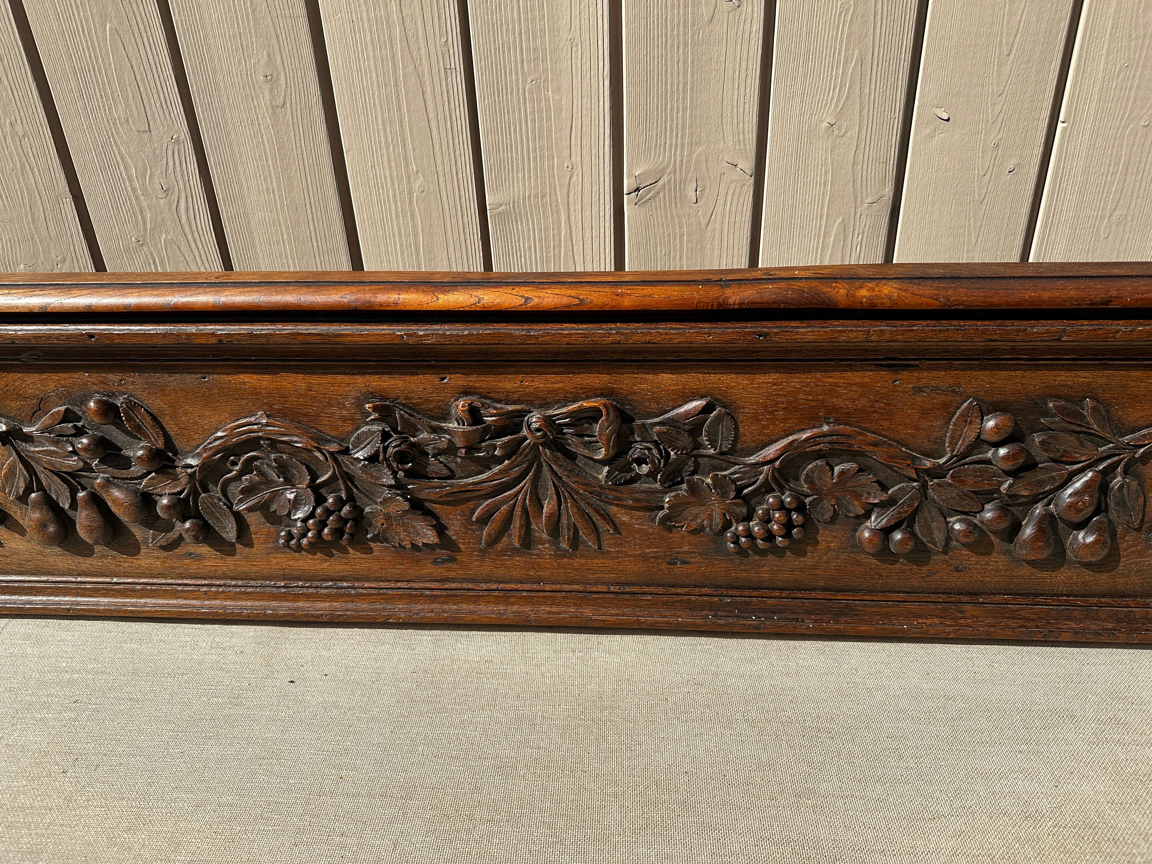 17th Century Oak Chest-Bench