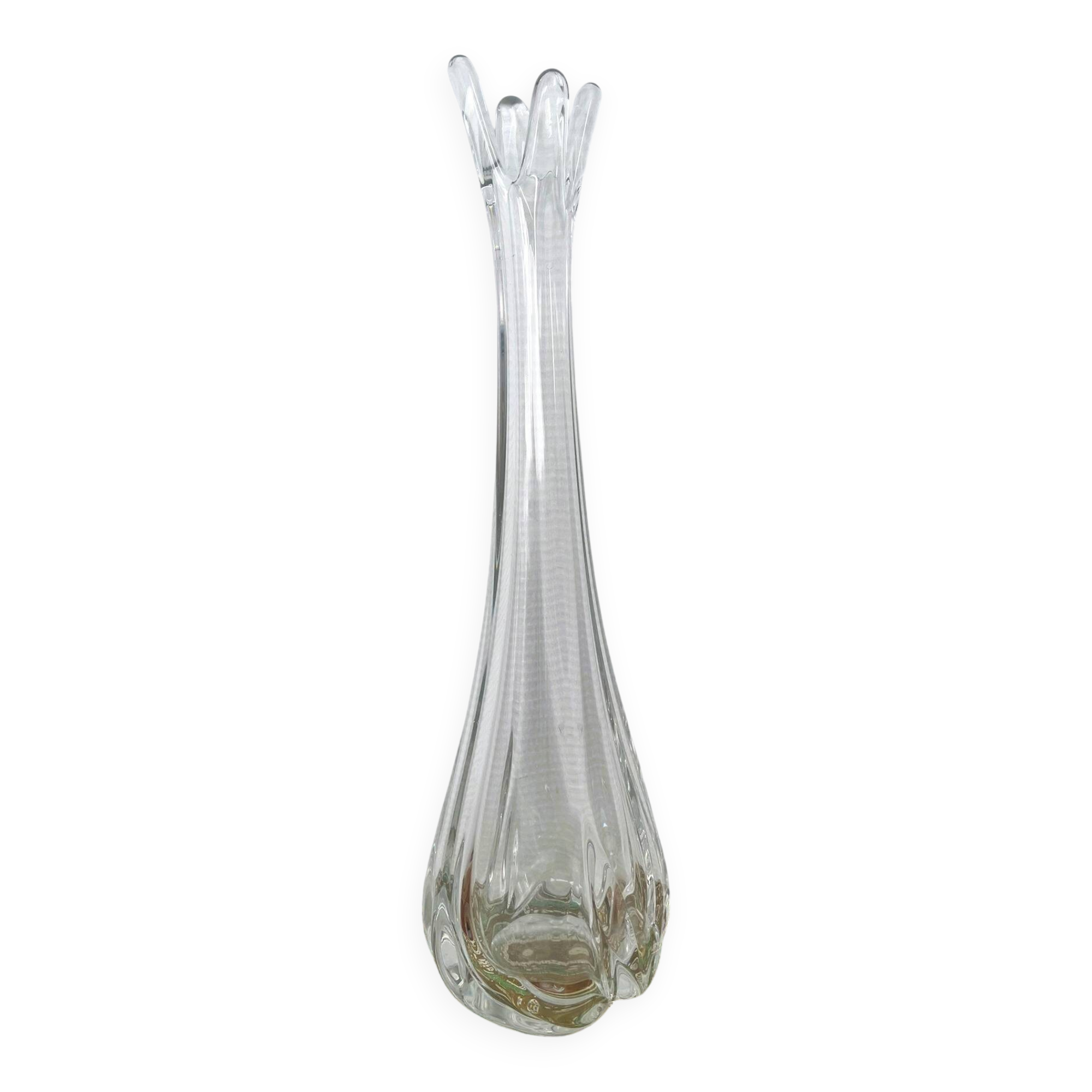 Vase / thick glass soliflore