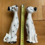 Vintage ceramic Dalmatian dogs