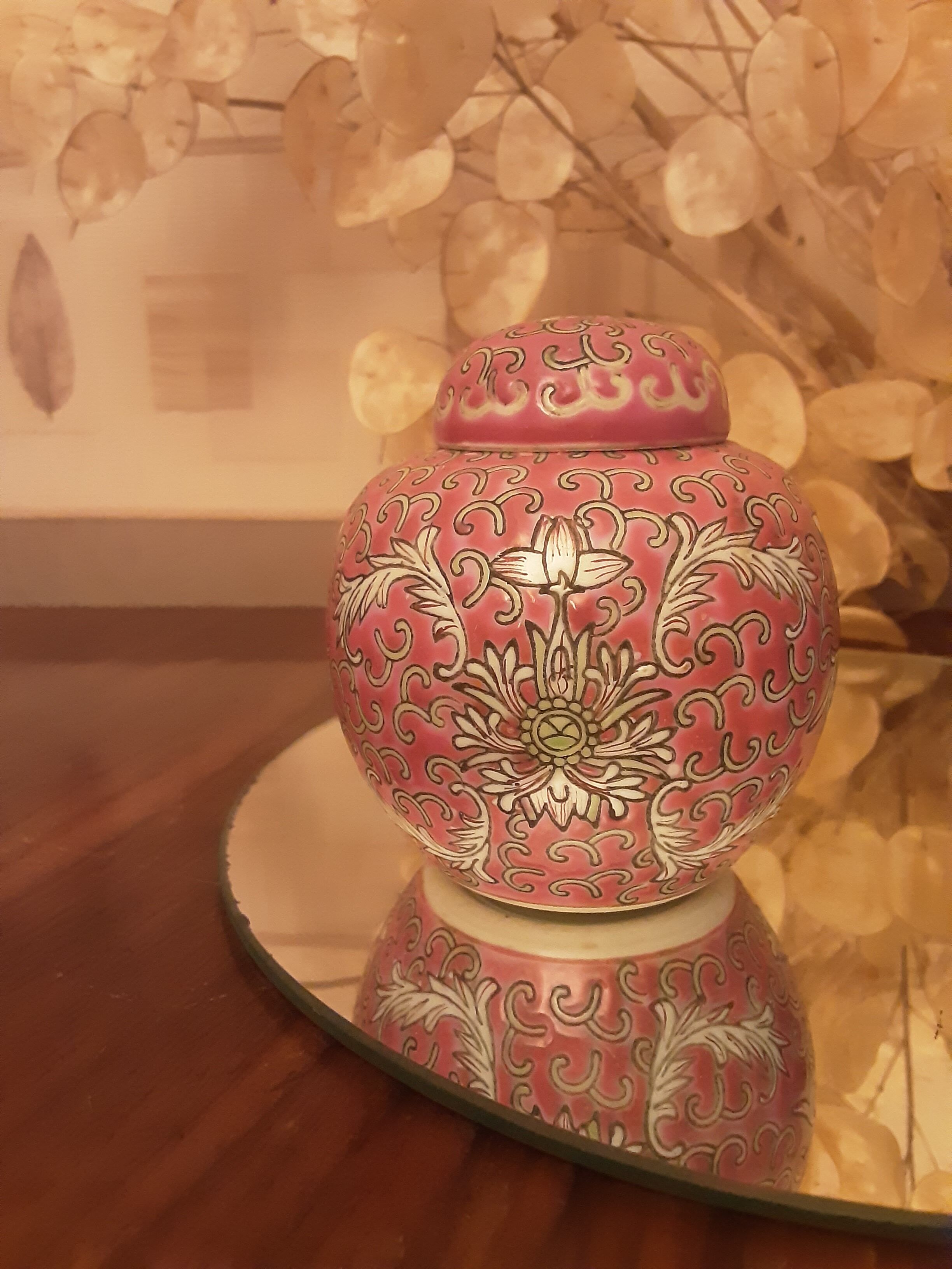 Set 2 vintage porcelain boxes