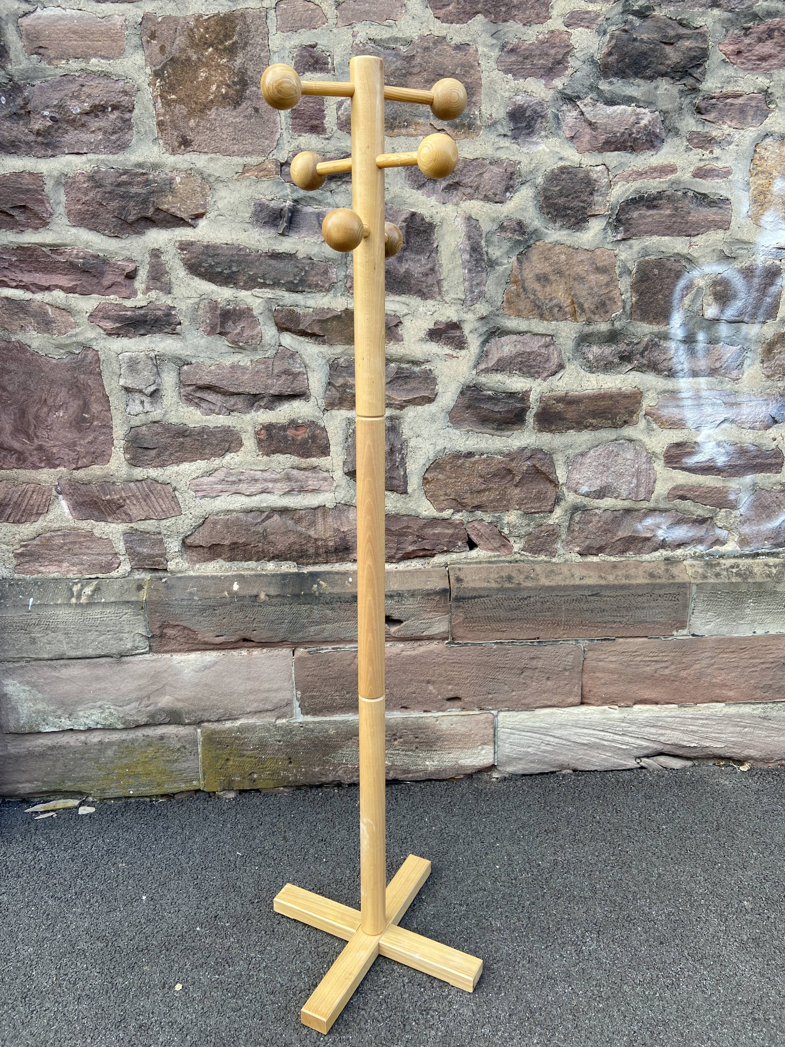 Scandinavian Space Age 1980s Parrot Coat Rack Mid-Century Spiral Hooks