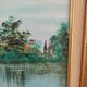 Oil painting with a beautiful quality frame.