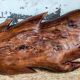 Antique XXL carved solid wood leaf cutter