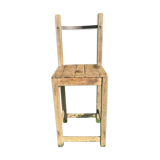Brutalist bar high chair