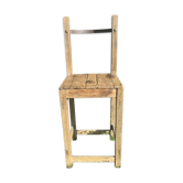 Brutalist bar high chair