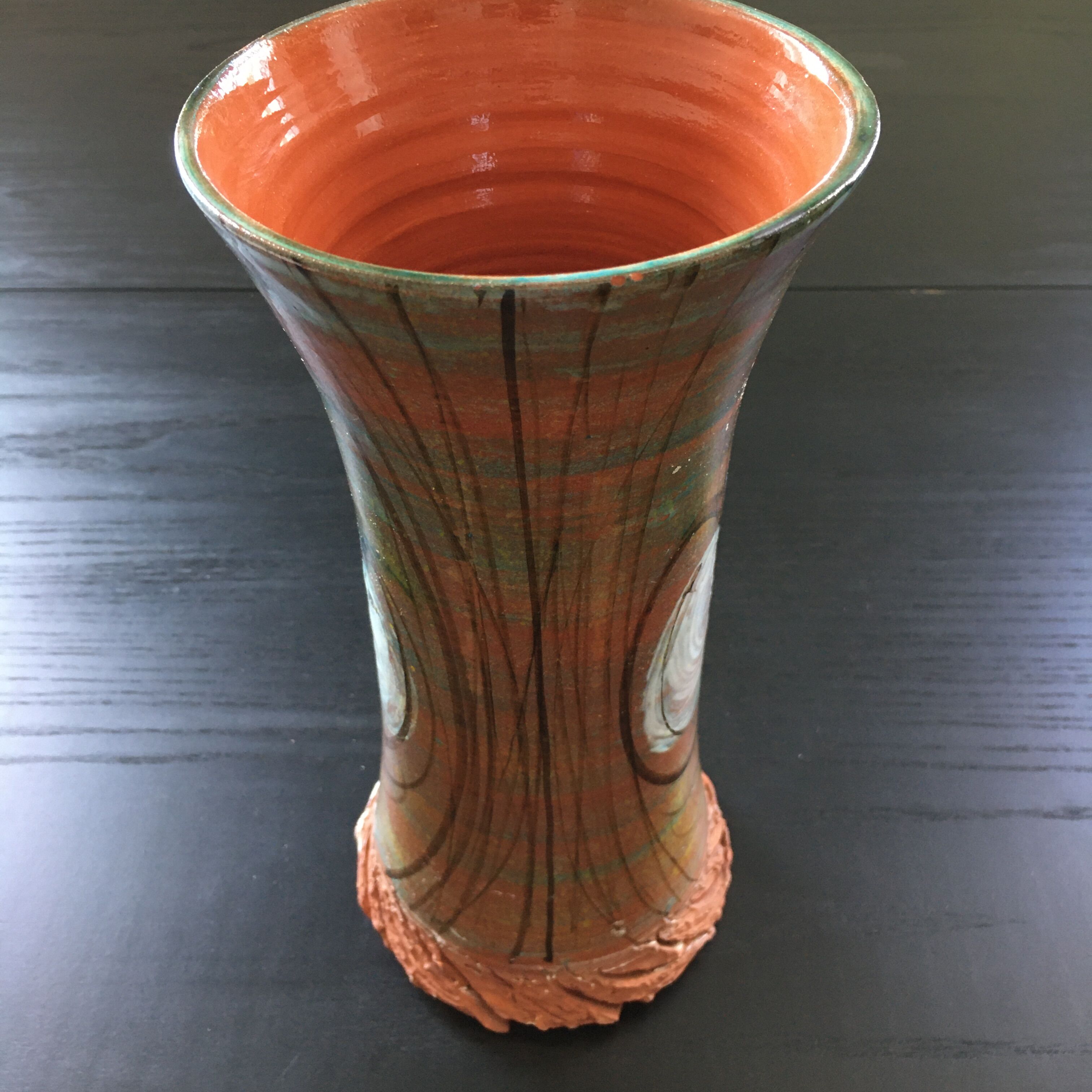 Vase unique piece signed