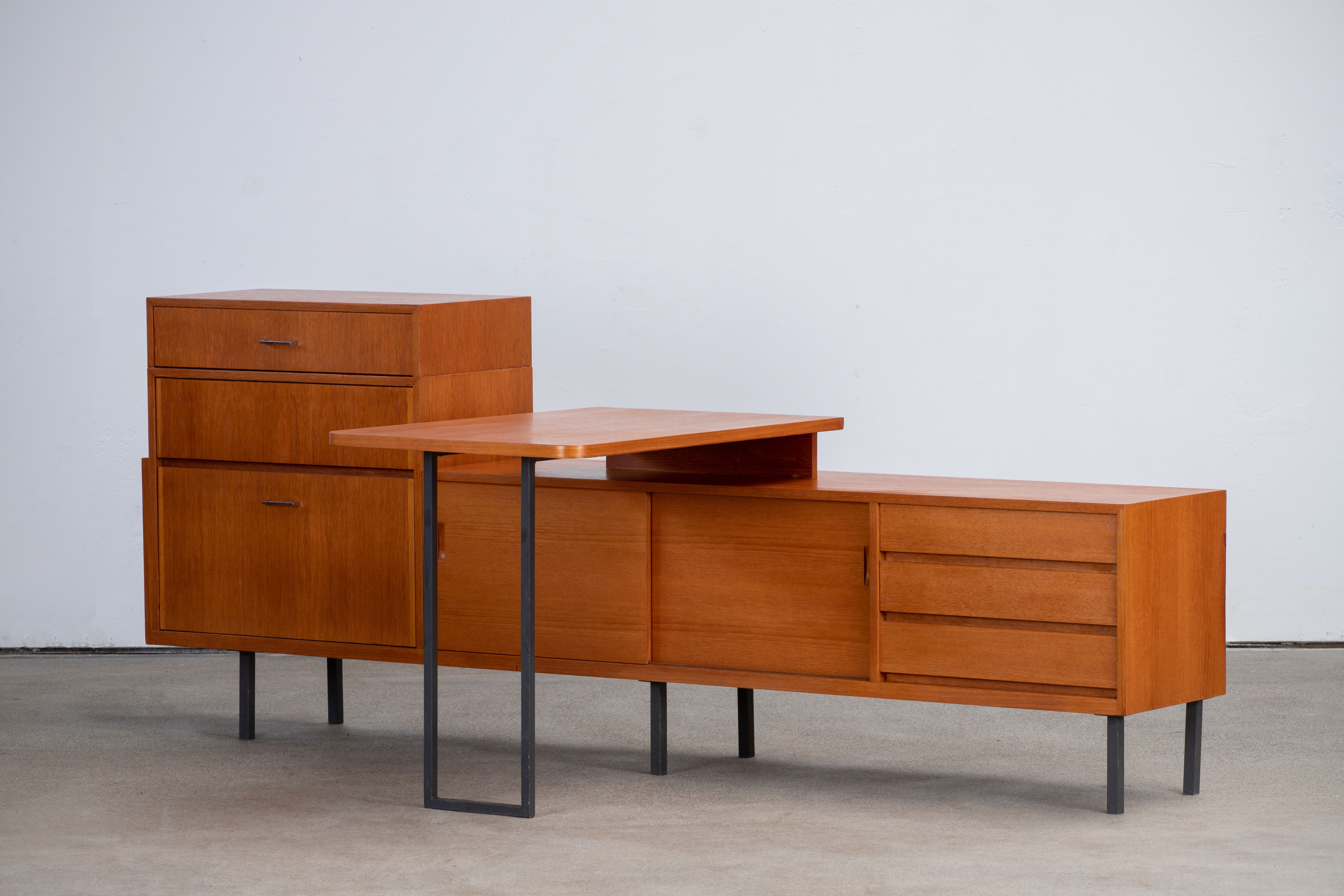 Vintage scandinavian sideboard – 237 cm