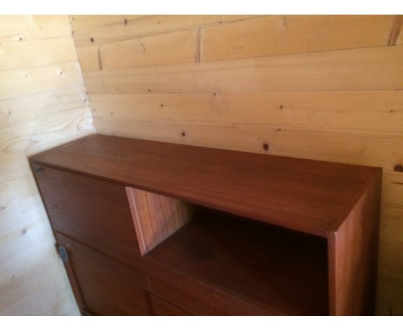 Vintage dark wood buffet