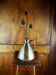 Conical pitcher with brown glaze - folk art - early twentieth century