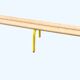 Metal and wood school bench school bench length 160 cm