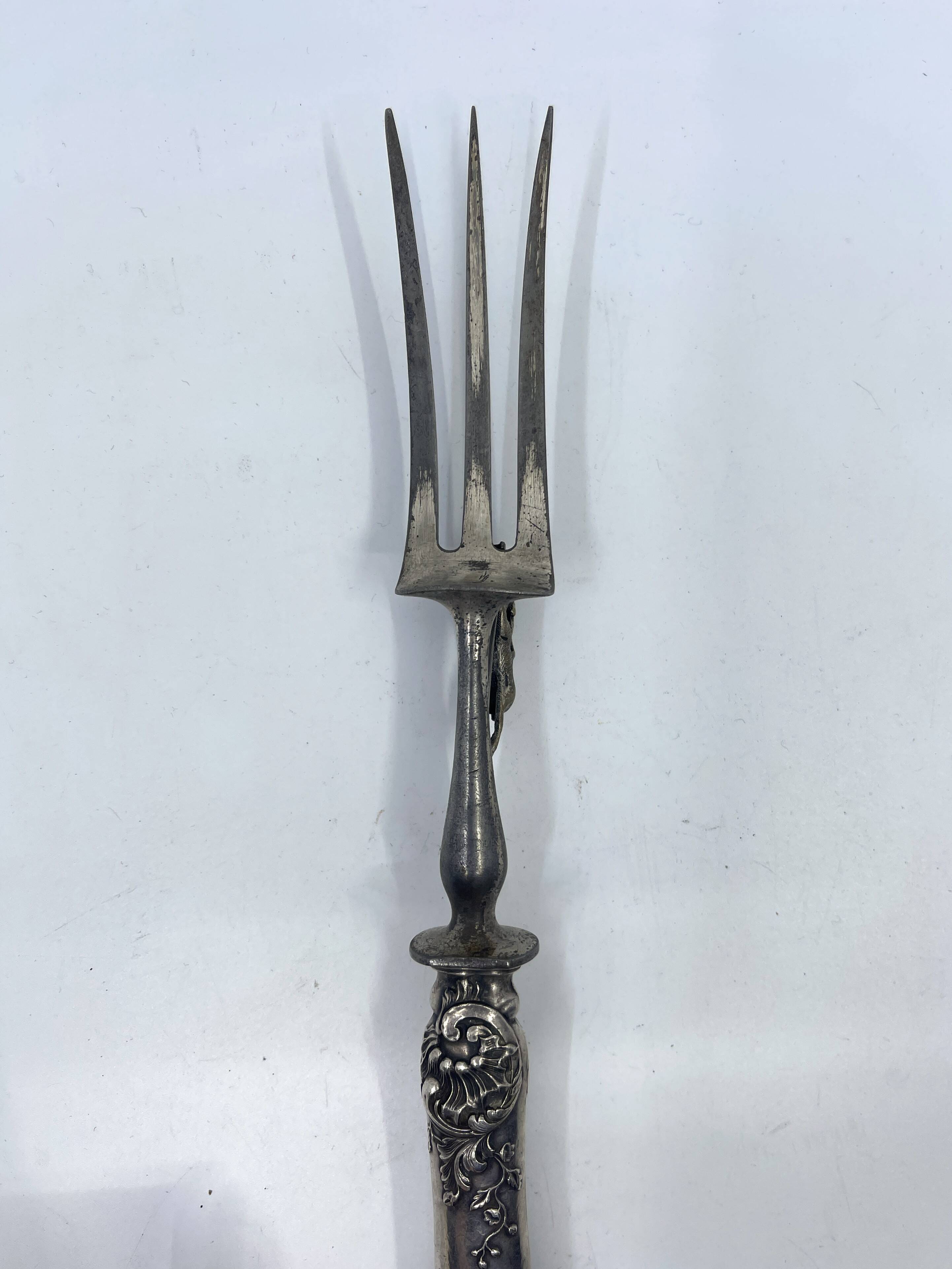 Louis XV serving fork