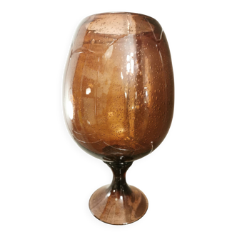 Large 40cm Biot glass "wedding" cup