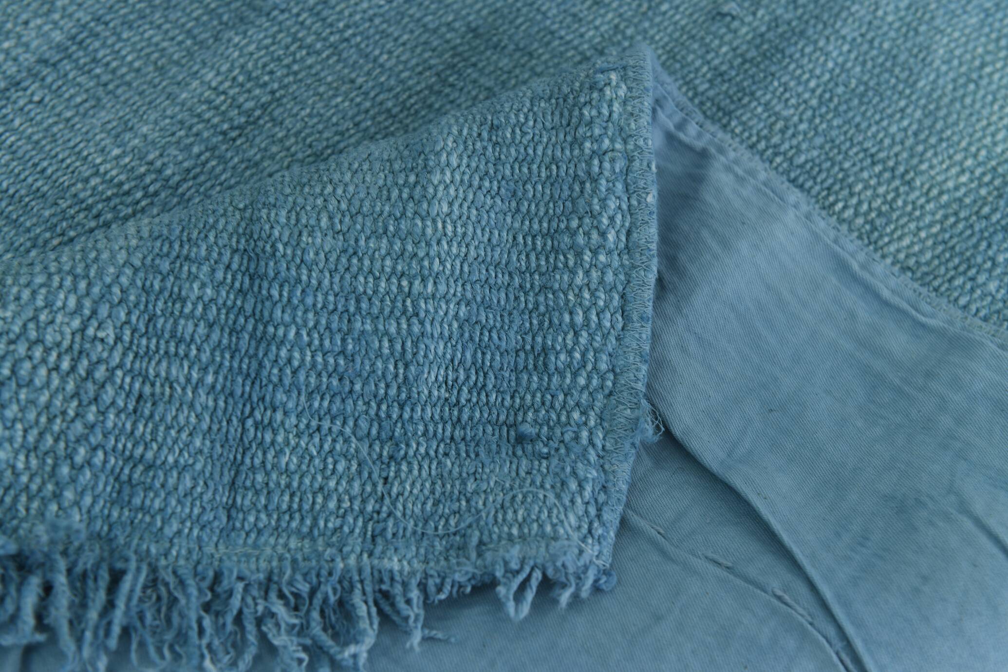 2x8 Vintage Light Blue Runner Rug, 57x203Cm