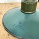 Industrial Green Enamel Pendant Lamp with Cast Aluminium Top, 1960