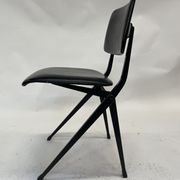 Mid Century Spin Chair 102 Ynske Kooistra for Marko Holland in Black