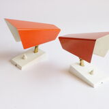 Orange wall sconces by J. J. M. Hoogervorst for Anvia, 1960s