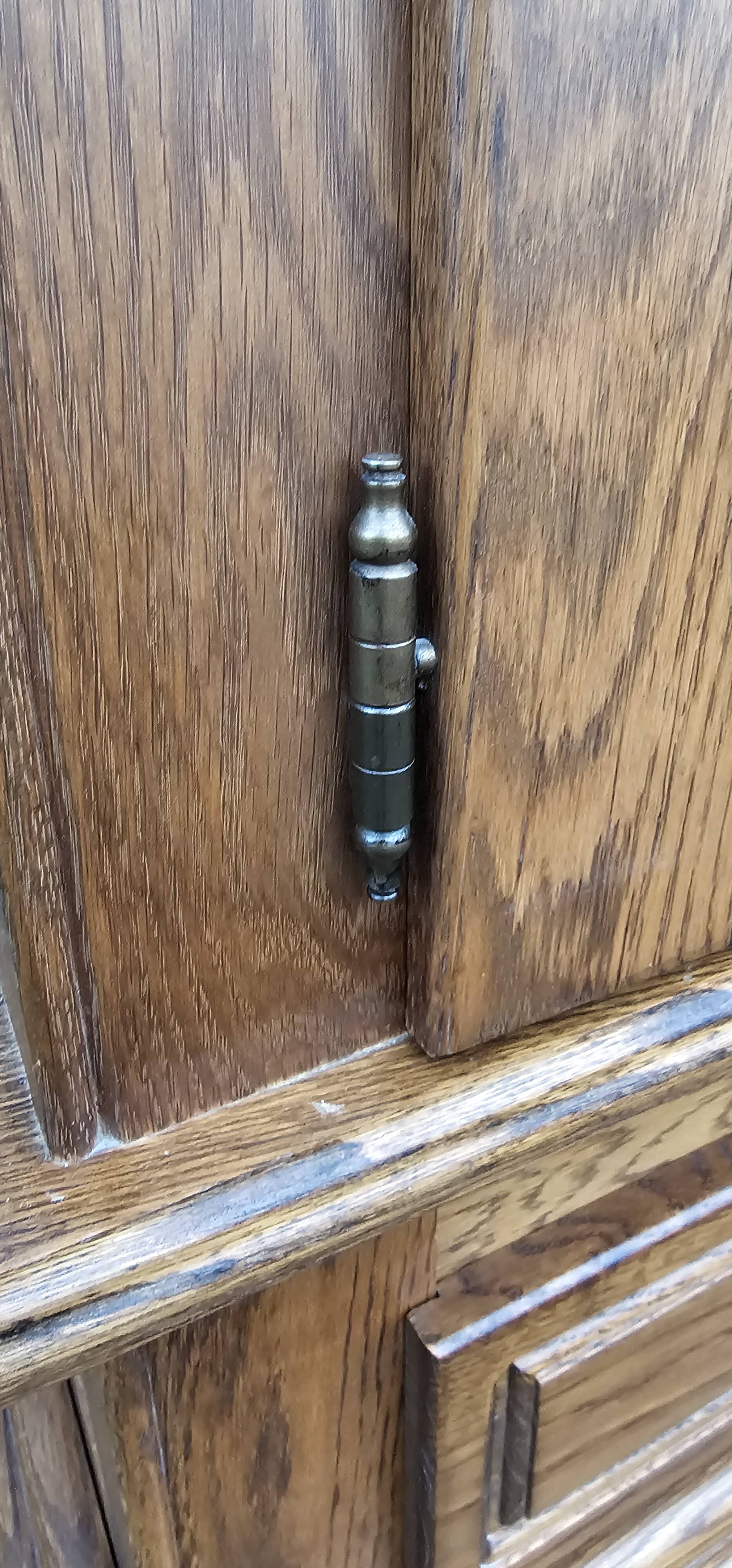 Oak wardrobe - wardrobe
