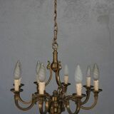 Chandelier bronze 8 branches