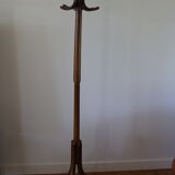 Baumann single dark beech parrot coat rack