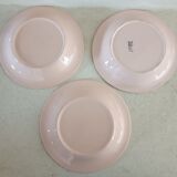 Set of 9 iron earth plates