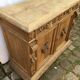 Buffet in oak lightened rustic Henri II