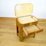 Art Deco walnut pedestal table 1930